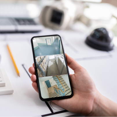 Killeen security camera feed on cell phone